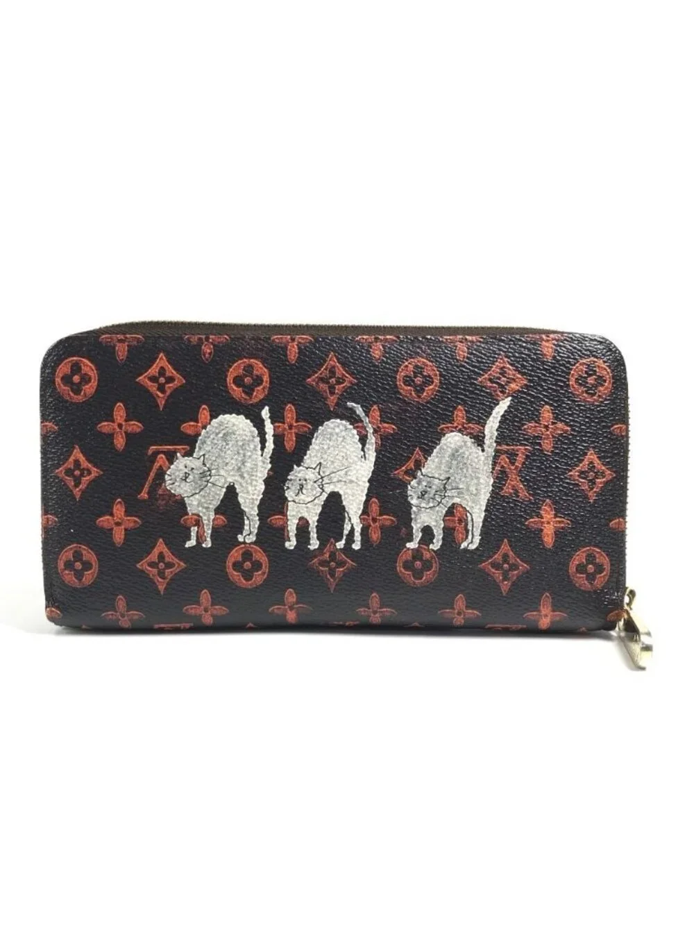 Louis Vuitton Wallet Zippy Monogram Canvas Brown